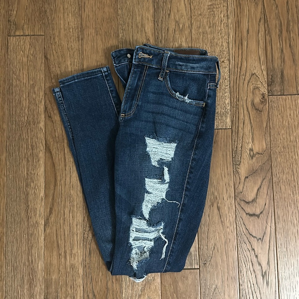 Hollister Distressed Skinny Jeans